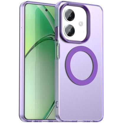 Capa MagSafe para Oppo A3 4G / A3 5G, Techsuit, CandyCase, Roxo
