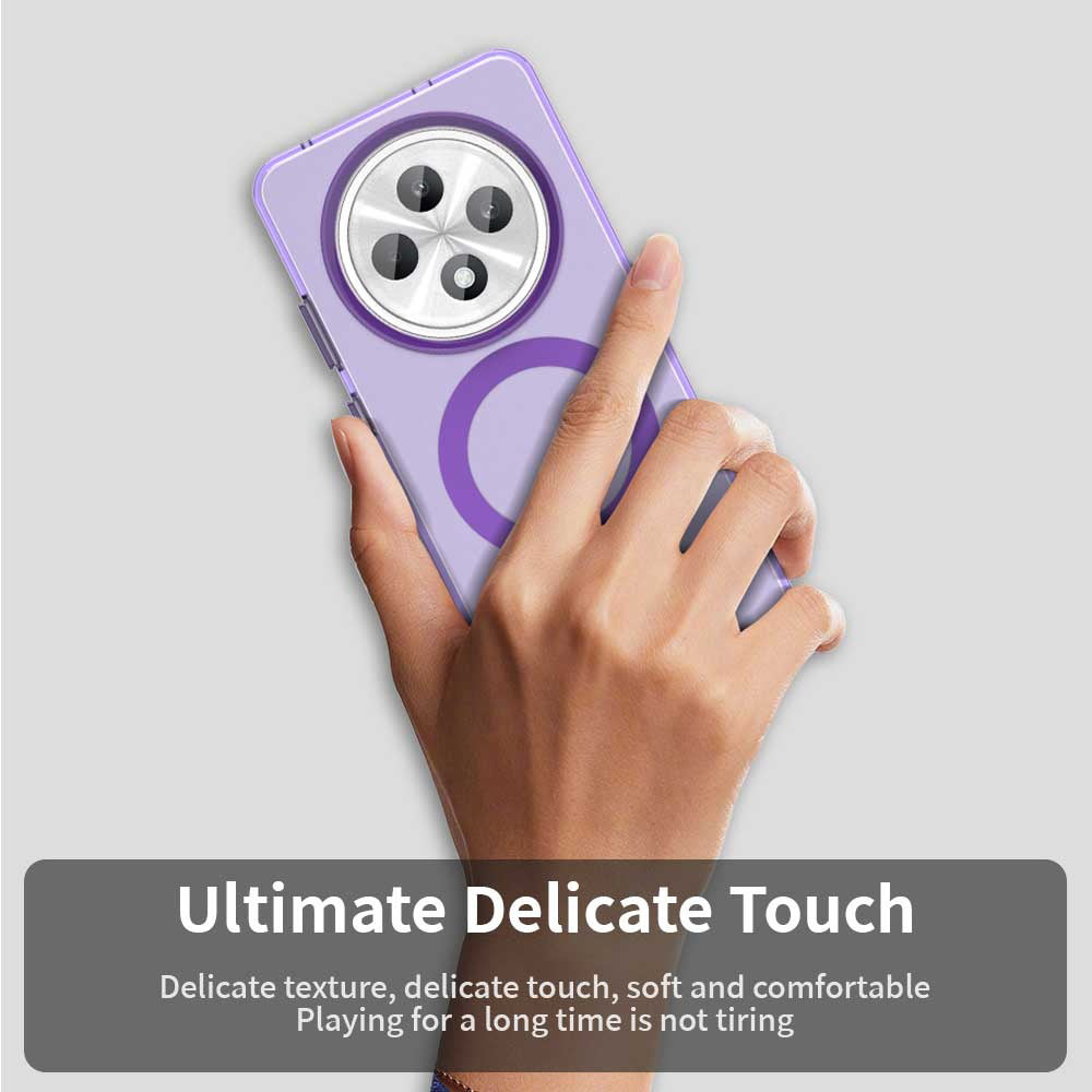 Capa MagSafe para Oppo A3 4G / A3 5G, Techsuit, CandyCase, Roxo