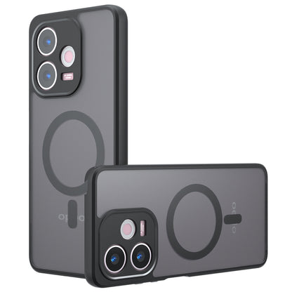 Capa MagSafe para Oppo A5 Pro 4G / A5 Pro, Techsuit, PureFrost, Preta