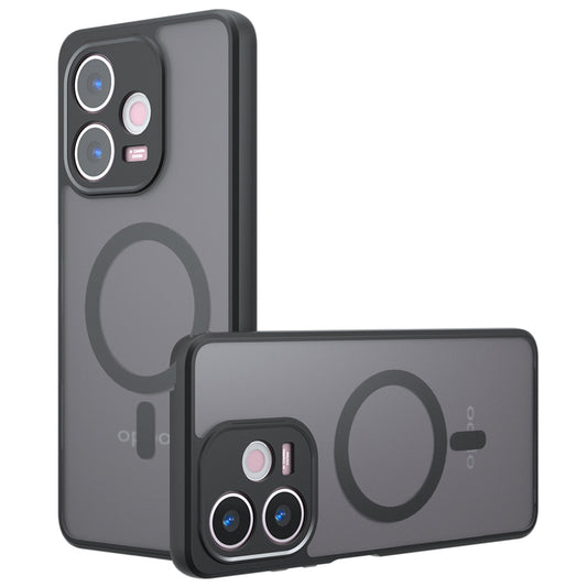 Capa MagSafe para Oppo A5 Pro 4G / A5 Pro, Techsuit, PureFrost, Preta