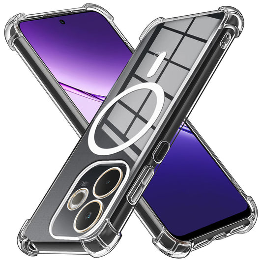 Capa MagSafe para Oppo A5 Pro 4G / A5 Pro, Techsuit, Anti-impactos, Transparente