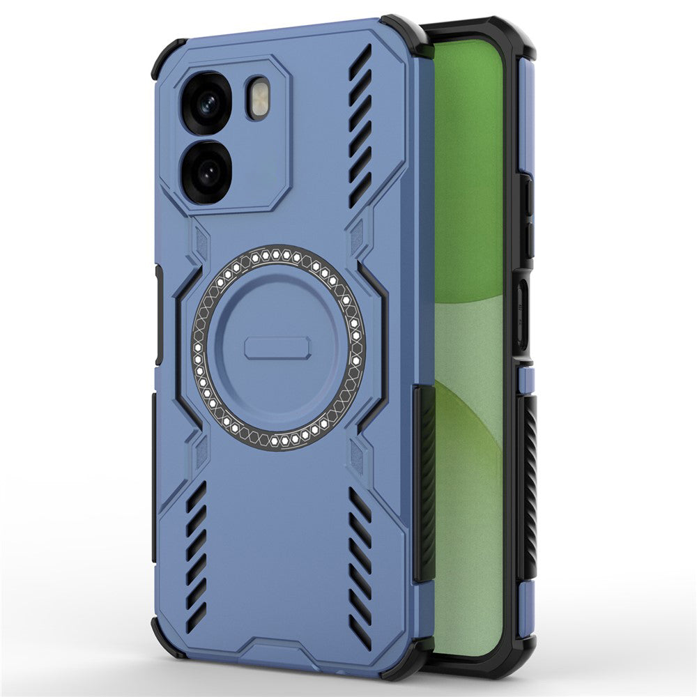 Capa MagSafe para Oppo A6 4G, Techsuit, ArmorMag, Azul
