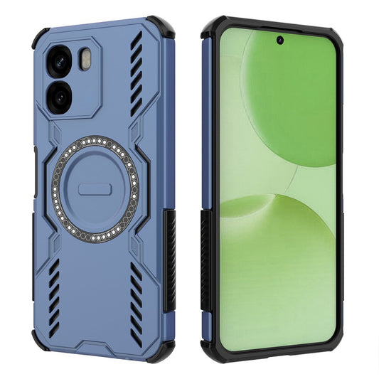 Capa MagSafe para Oppo A6 4G, Techsuit, ArmorMag, Azul