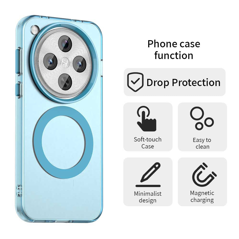 Capa MagSafe para Oppo Find X8 Pro, Techsuit, CandyCase, Azul