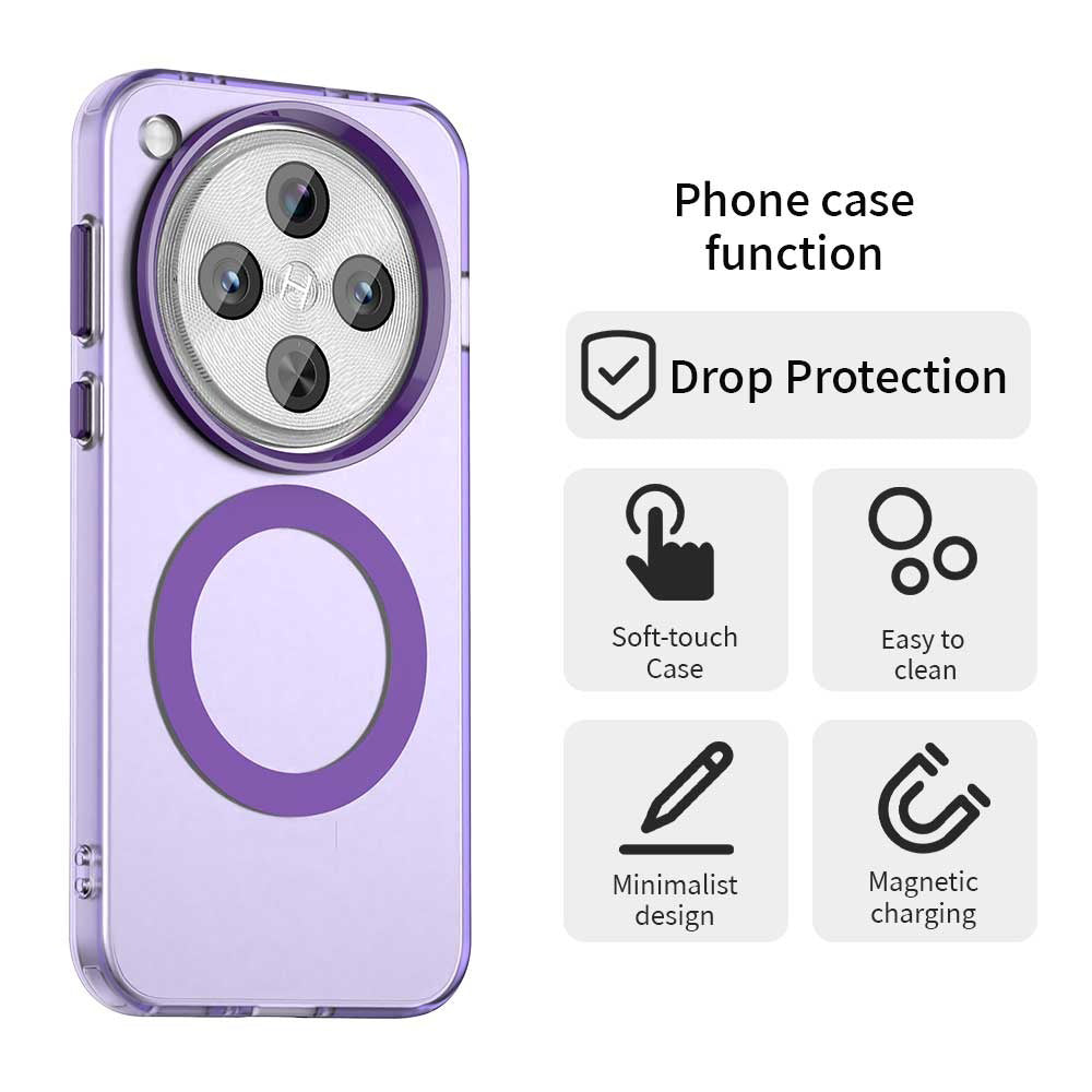 Capa MagSafe para Oppo Find X8 Pro, Techsuit, CandyCase, Roxo