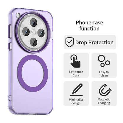 Capa MagSafe para Oppo Find X8 Pro, Techsuit, CandyCase, Roxo