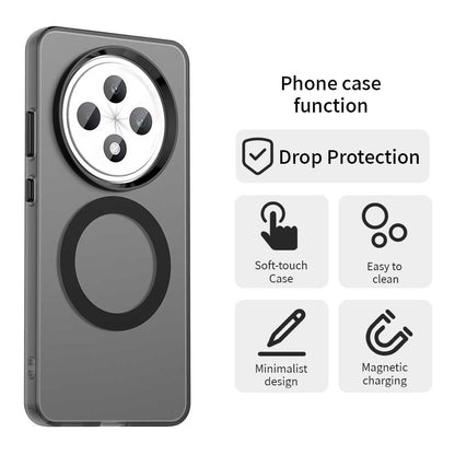 Capa MagSafe para Oppo Reno12 FS 5G / Reno12 FS 4G / Reno12 F 4G, Techsuit, CandyCase, Preta