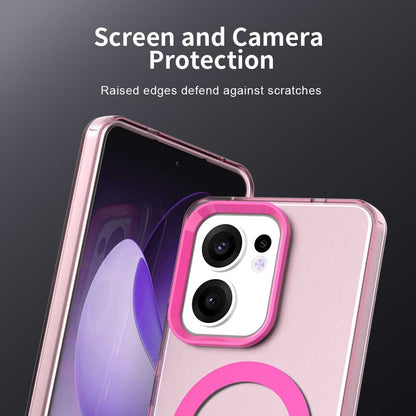 Capa MagSafe para Oppo Reno13 FS 5G / Reno13 F 4G / Reno13 F, Techsuit, CandyCase, Rosa