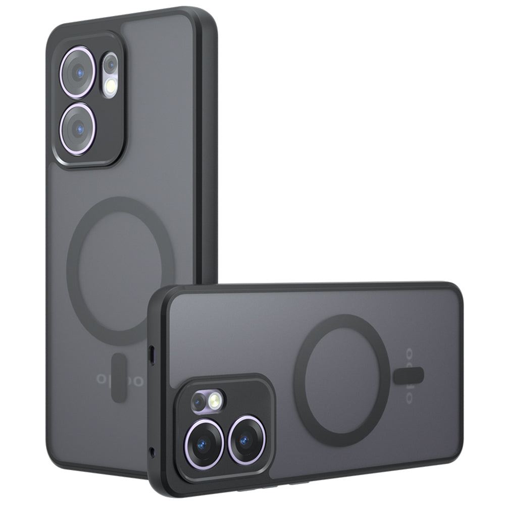 Capa MagSafe para Oppo Reno13 FS 5G / Reno13 F 4G / Reno13 F, Techsuit, PureFrost, Preta