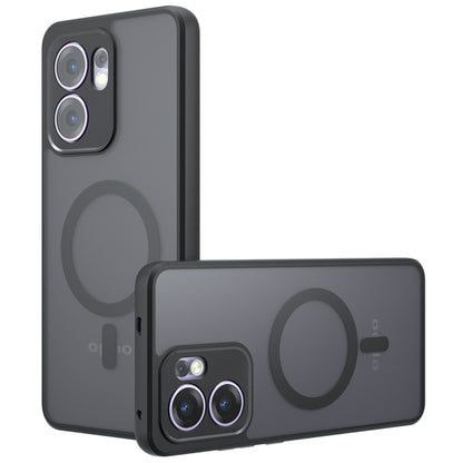 Capa MagSafe para Oppo Reno13 FS 5G / Reno13 F 4G / Reno13 F, Techsuit, PureFrost, Preta