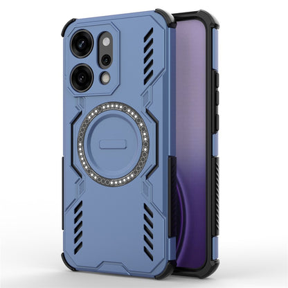 Capa MagSafe para Oppo Reno14 Pro, Techsuit, ArmorMag, Azul