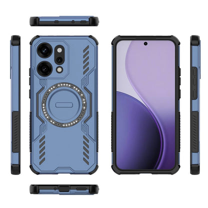 Capa MagSafe para Oppo Reno14 Pro, Techsuit, ArmorMag, Azul