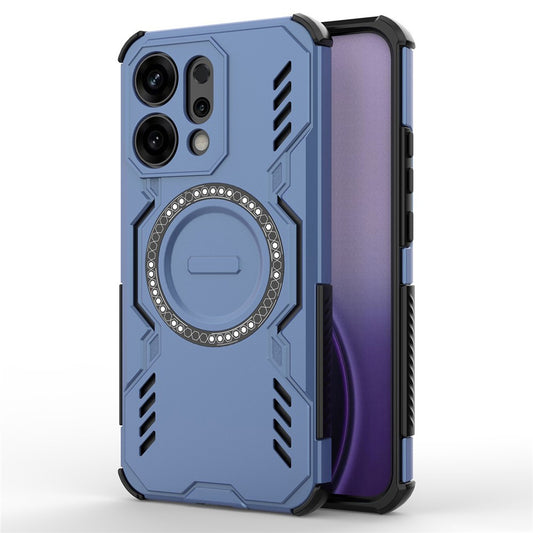 Capa MagSafe para Oppo Reno14, Techsuit, ArmorMag, Azul