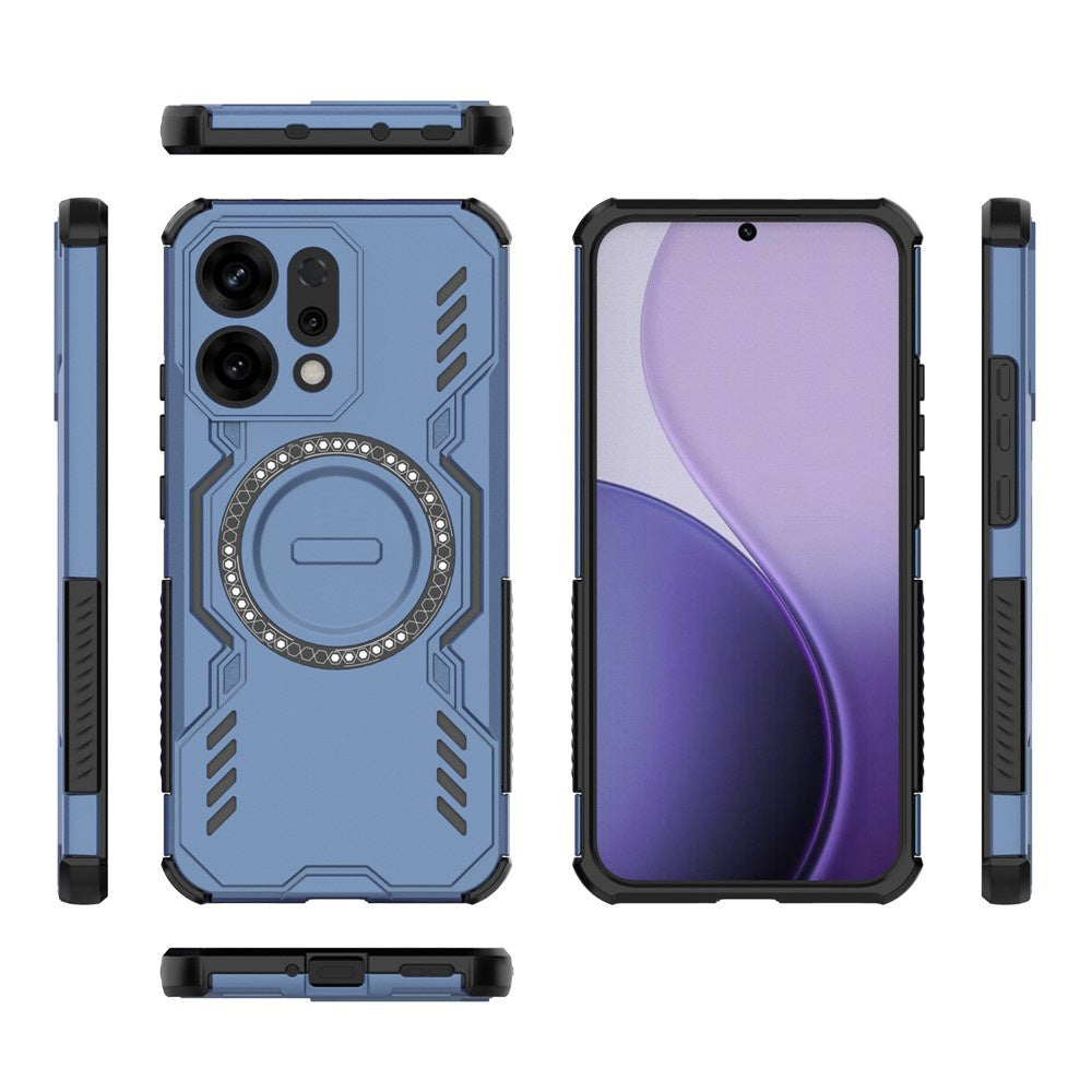Capa MagSafe para Oppo Reno14, Techsuit, ArmorMag, Azul