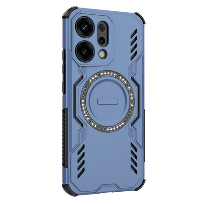 Capa MagSafe para Oppo Reno14, Techsuit, ArmorMag, Azul