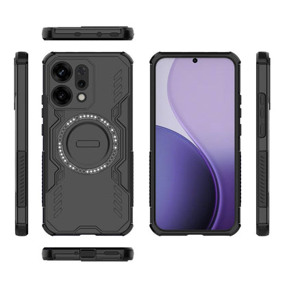 Capa MagSafe para Oppo Reno14, Techsuit, ArmorMag, Preta