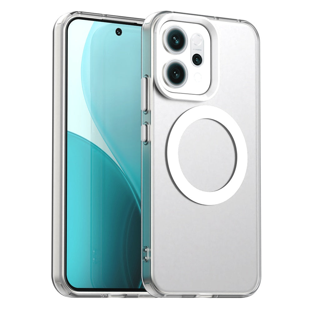 Capa MagSafe para Oppo Reno14, Techsuit, CandyCase, Branca