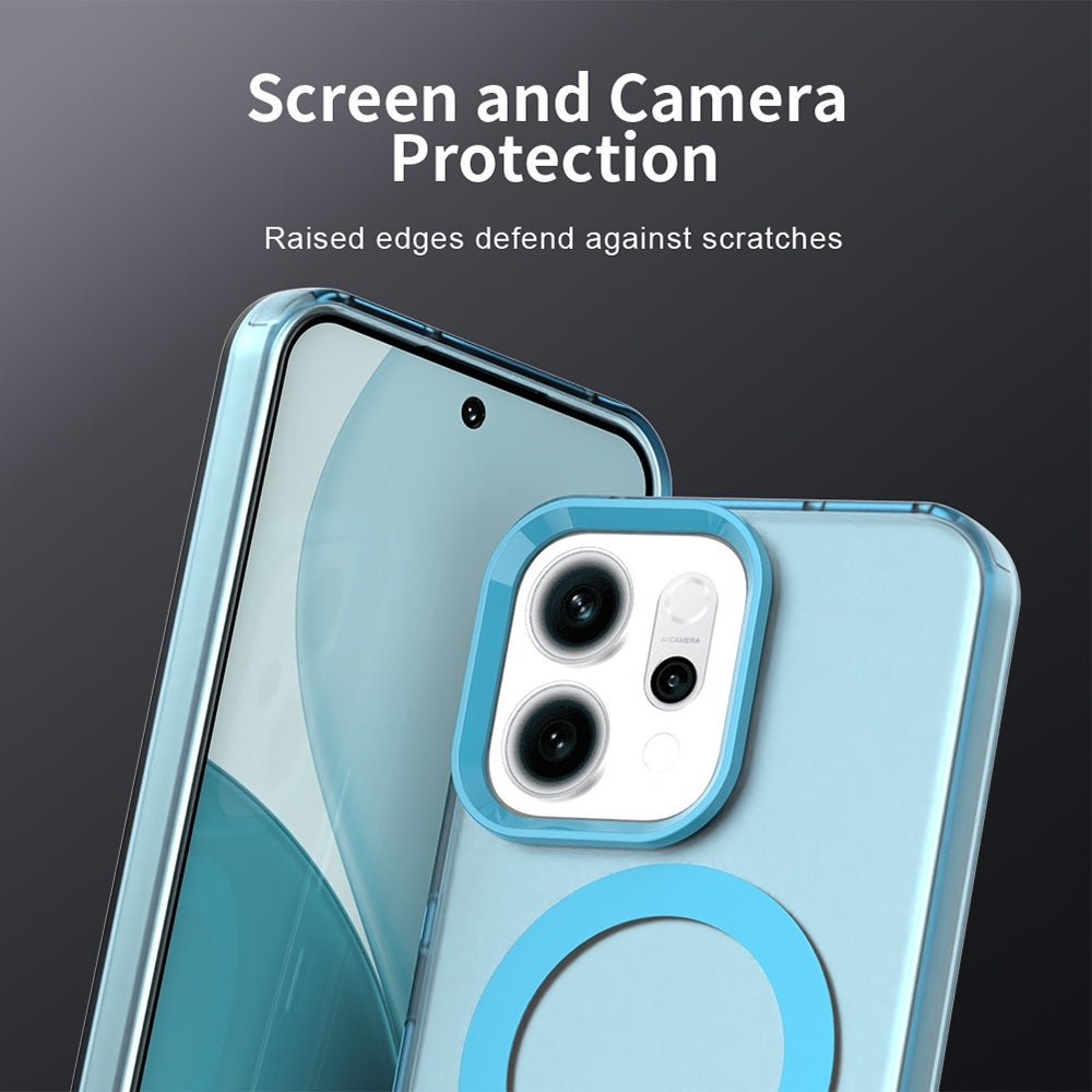 MagSafe Case for Oppo Reno14, Techsuit, CandyCase, Blue