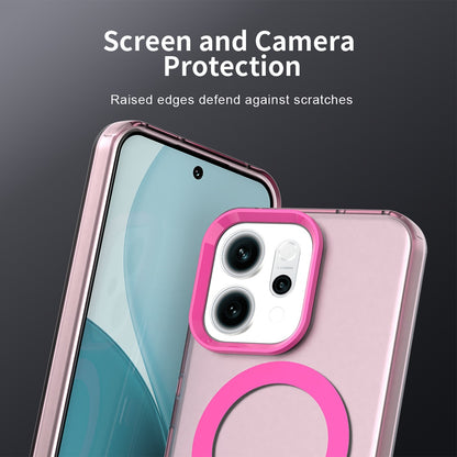 Capa MagSafe para Oppo Reno14, Techsuit, CandyCase, Rosa