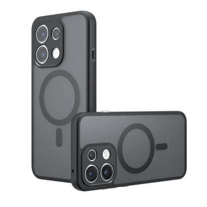 Capa MagSafe para Oppo Reno16 F / Reno16 FS, Techsuit, PureFrost, Preto Satinado