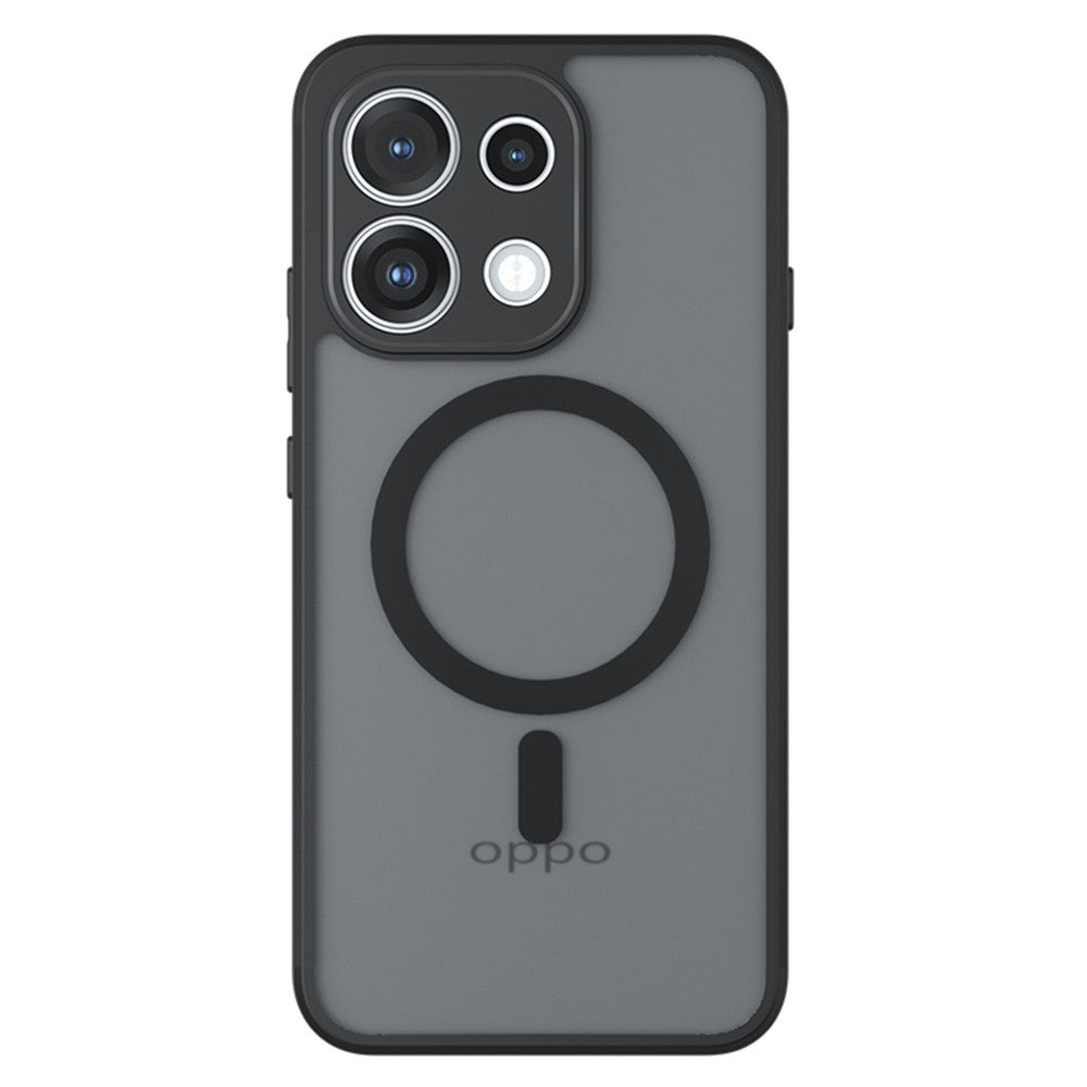 Capa MagSafe para Oppo Reno16 F / Reno16 FS, Techsuit, PureFrost, Preto Satinado