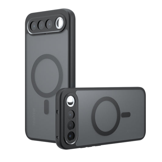 Capa MagSafe para Realme 16, Techsuit, PureFrost, Preto Satinado