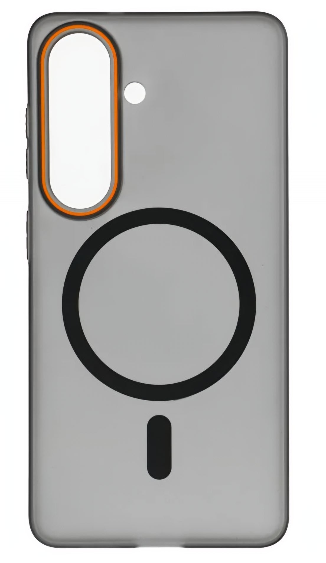 Capa MagSafe para Samsung Galaxy S26 S942, OEM, Go Orange, Preta