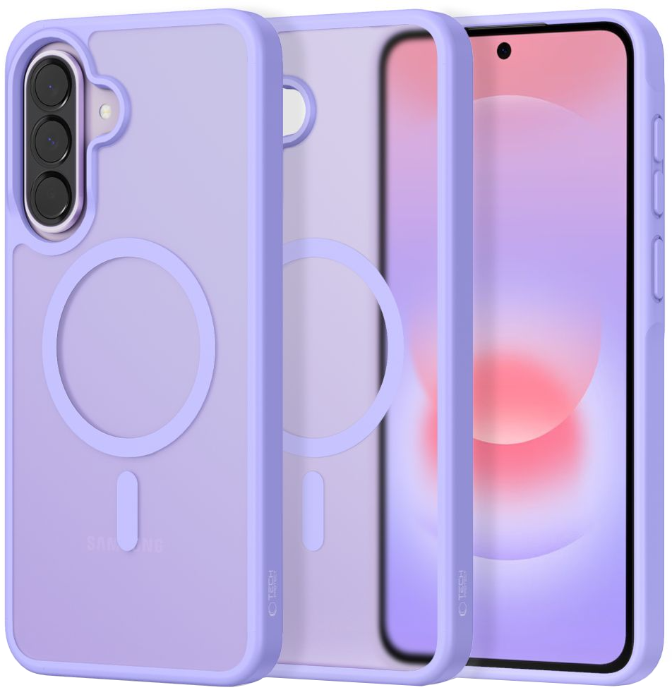 Capa MagSafe para Samsung Galaxy A37 5G / A56 A566 / A36 A366, Tech-Protect, Magmat, Roxo Mate