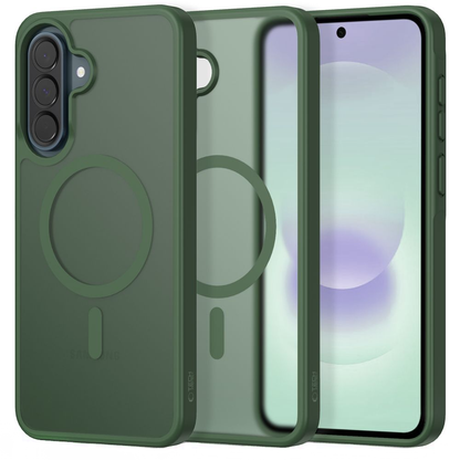 Capa MagSafe para Samsung Galaxy A37 5G / A56 A566 / A36 A366, Tech-Protect, Magmat, Verde Mate