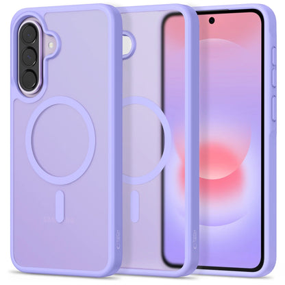 Capa MagSafe para Samsung Galaxy A57 5G, Tech-Protect, Magmat, Roxo Mate