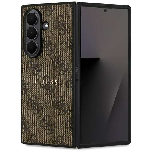 Capa MagSafe para Samsung Galaxy Z Fold7 F966, Guess, 4G Classic, Castanha, Reembalada