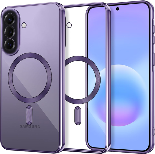 Capa MagSafe para Samsung Galaxy A37 5G, Tech-Protect, Magflex, Violeta