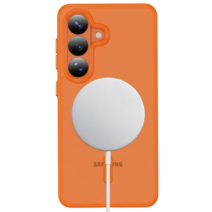 Capa MagSafe para Samsung Galaxy S26 S942, Tech-Protect, Magmat, Laranja Fosco