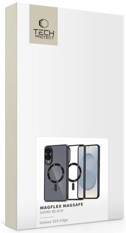 Capa MagSafe para Samsung Galaxy S25 Edge S937, Tech-Protect, Magflex, Preta