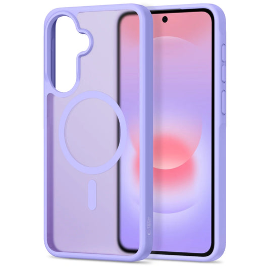Capa MagSafe para Samsung Galaxy A57 5G, Tech-Protect, Magmat, Roxo Mate