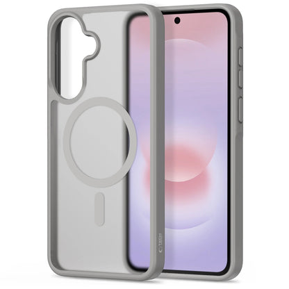 Capa MagSafe para Samsung Galaxy A57 5G, Tech-Protect, Magmat, Cinza Mate