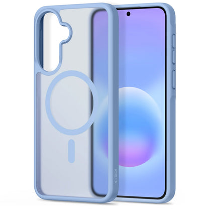 Capa MagSafe para Samsung Galaxy A57 5G, Tech-Protect, Magmat, Azul Mate