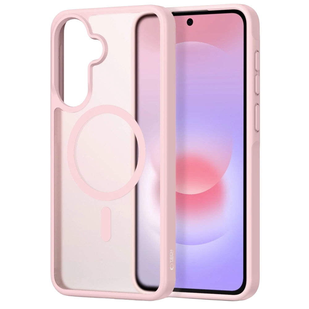 Capa MagSafe para Samsung Galaxy A37 5G / A56 A566 / A36 A366, Tech-Protect, Magmat, Rosa Mate