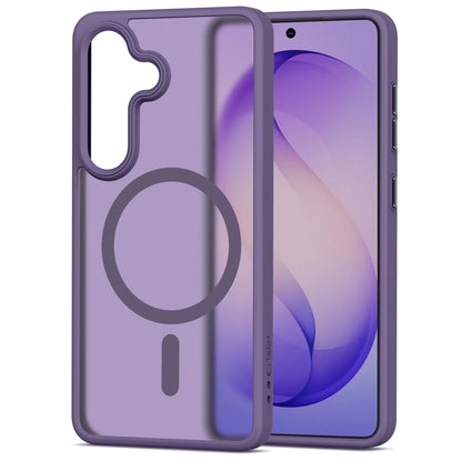 Capa MagSafe para Samsung Galaxy S26 S942, Tech-Protect, Magmat, Roxo Mate