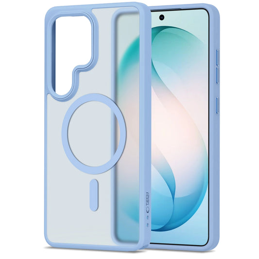 Capa MagSafe para Samsung Galaxy S26 Ultra S948, Tech-Protect, Magmat, Azul Mate