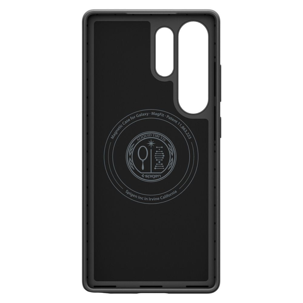 Capa MagSafe para Samsung Galaxy S25 Ultra S938, Spigen, Thin Fit, Preta ACS08946