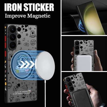 Capa MagSafe para Samsung Galaxy S26 Ultra S948, OEM, Flight Astronaut, Multicolor