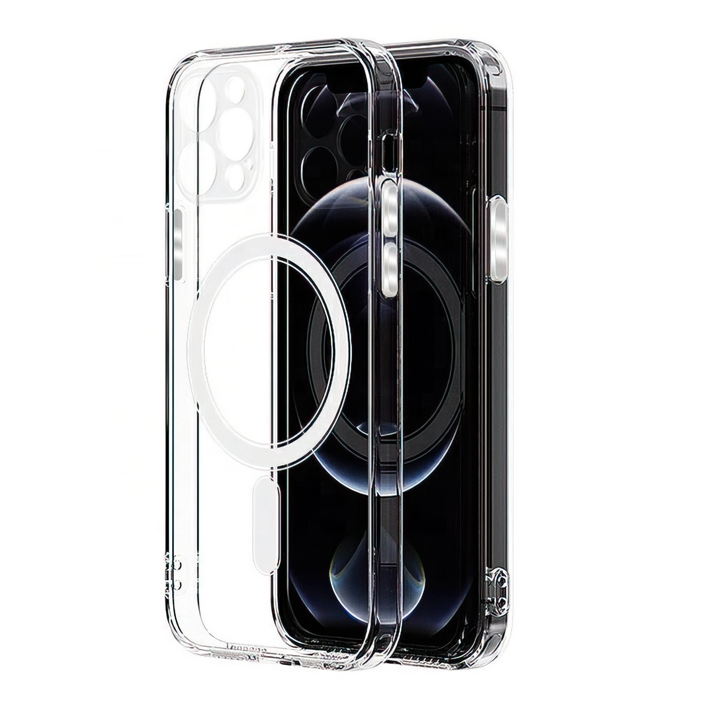 Capa MagSafe para Samsung Galaxy A57 5G, OEM, 1800 Gauss, Transparente