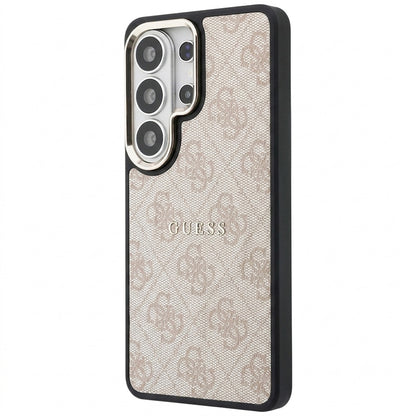 Capa MagSafe para Samsung Galaxy S26 Ultra S948, Guess, 4G Embossed Ring, Rosa