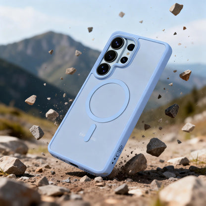 MagSafe Case for Samsung Galaxy S26 Ultra S948, Tech-Protect, Magmat, Matte Blue