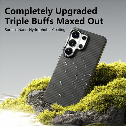 Capa MagSafe para Samsung Galaxy S26 Ultra S948, Abeei, Carbono, Preta