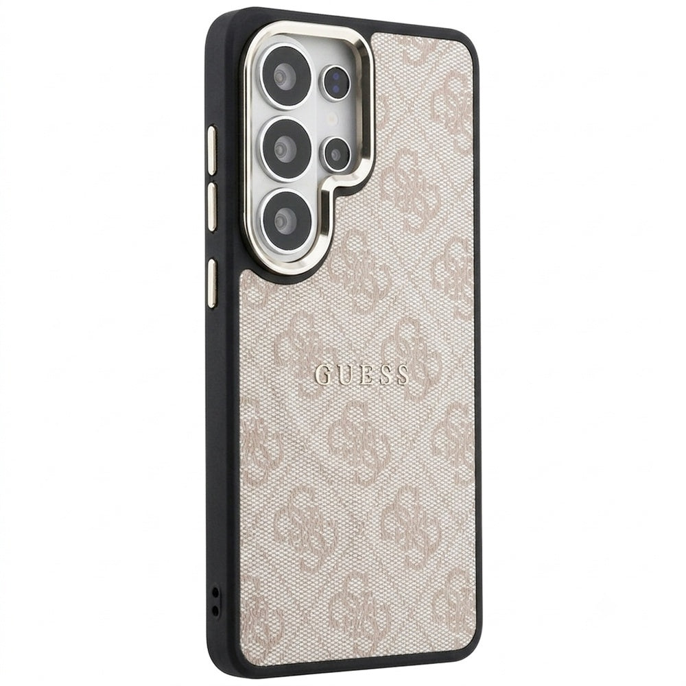 Capa MagSafe para Samsung Galaxy S26 Ultra S948, Guess, 4G Embossed Ring, Rosa