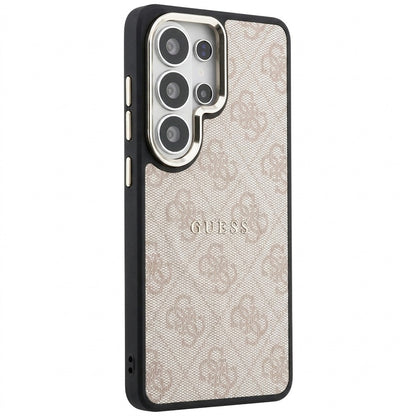 Capa MagSafe para Samsung Galaxy S26 Ultra S948, Guess, 4G Embossed Ring, Rosa