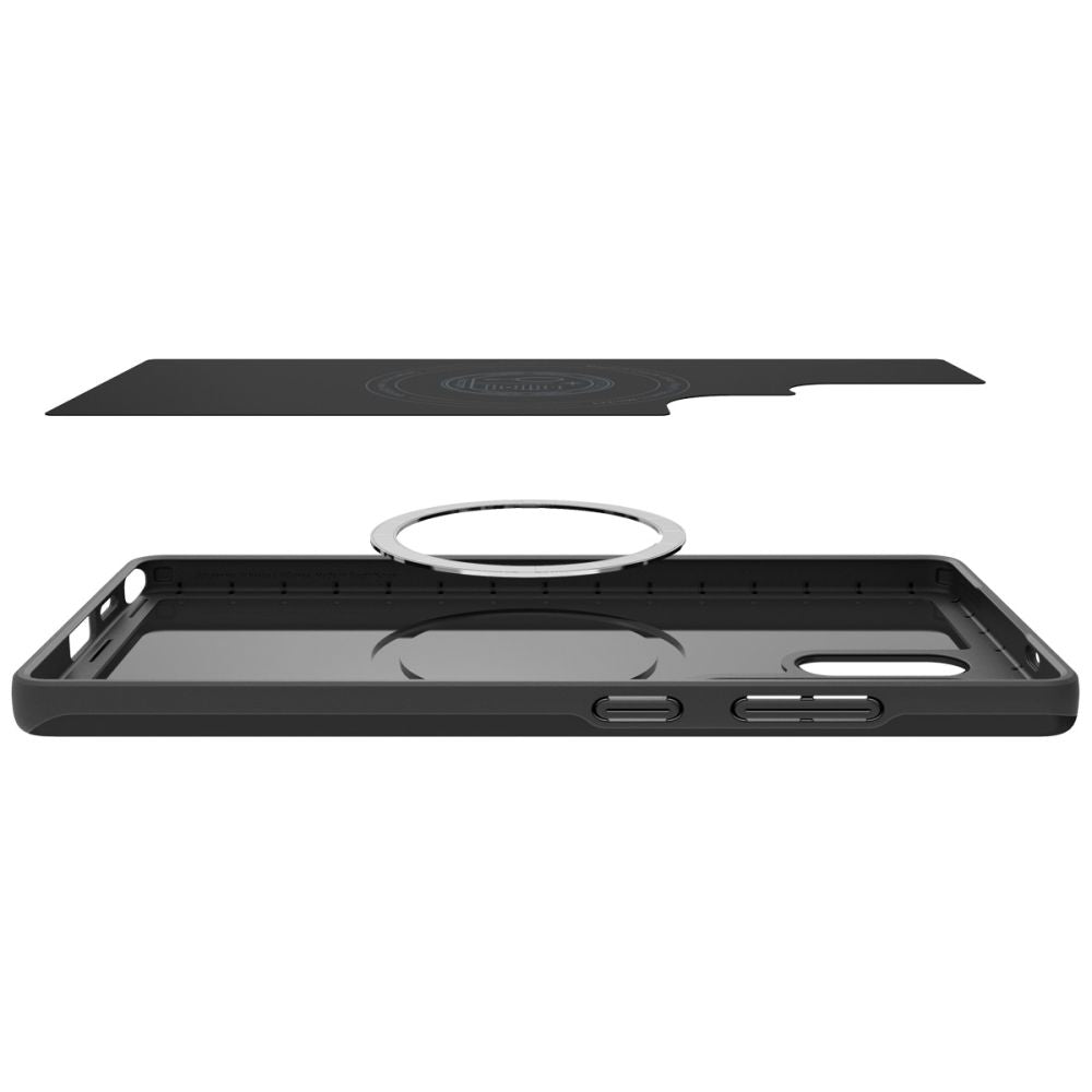 Capa MagSafe para Samsung Galaxy S25 Ultra S938, Spigen, Thin Fit, Preta ACS08946
