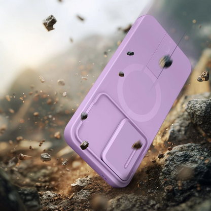 Capa MagSafe para Samsung Galaxy A57 5G, Tech-Protect, Kevlar Aura, Violeta